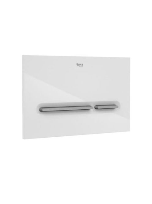 Roca PL5 Dual nyomólap 2 mennyiséges öblítéshez, fényes fehé