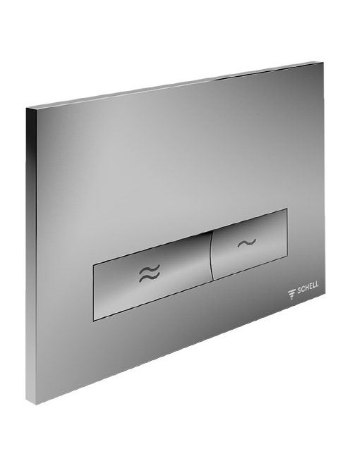 Schell Montus Konkav WC-nyomólap, mattkróm 031226499 - Fürdő
