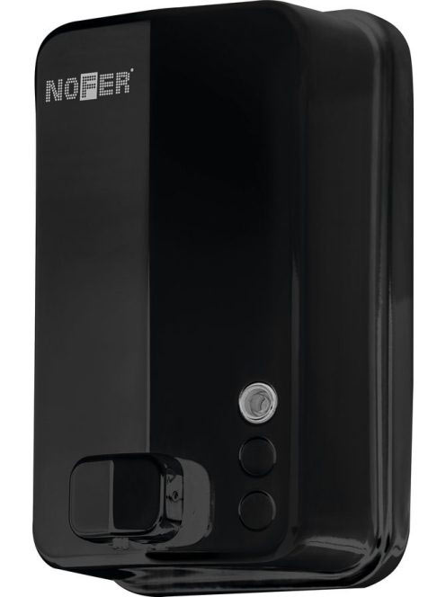 Nofer fali szappanadagoló 1200 ml, fekete 03050.N - Fürdőszo
