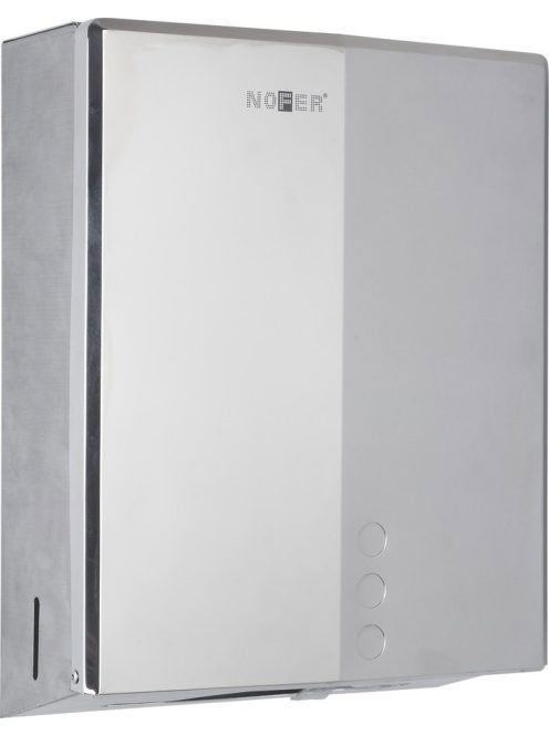 Nofer fali papíradagoló, polírozott inox 04046.B - Fürdőszob