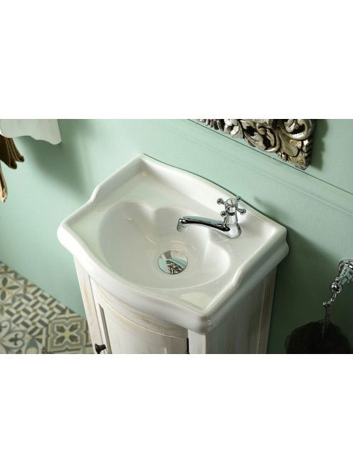 Sapho Kerasan Retro mosdó 41x30 cm, furat jobbra, túlfolyó n