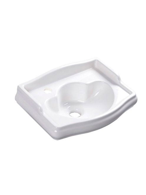 Sapho Kerasan Retro mosdó túlfolyó nélkül 41x30 cm, bal olda