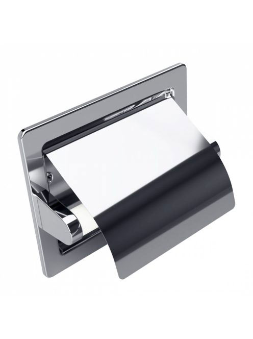 Bemeta Hotel beépíthető WC-papír tartó, polírozott inox 1051