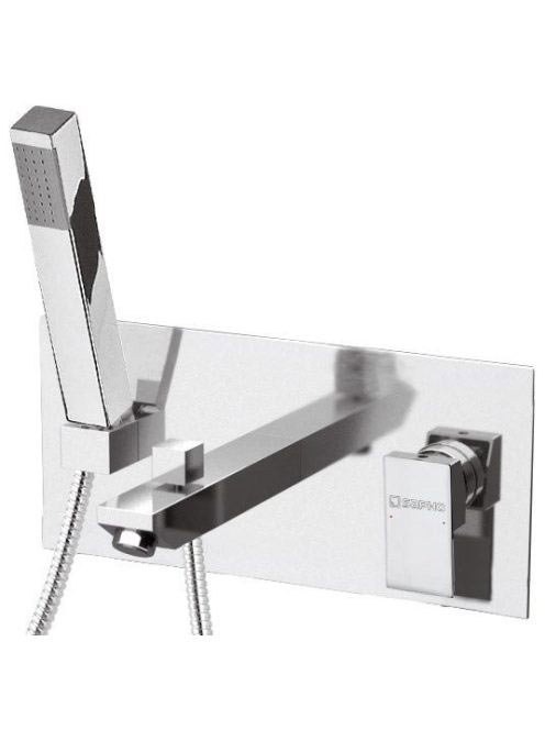 Sapho Latus falba építhető kádtöltő csaptelep zuhanyszettel,