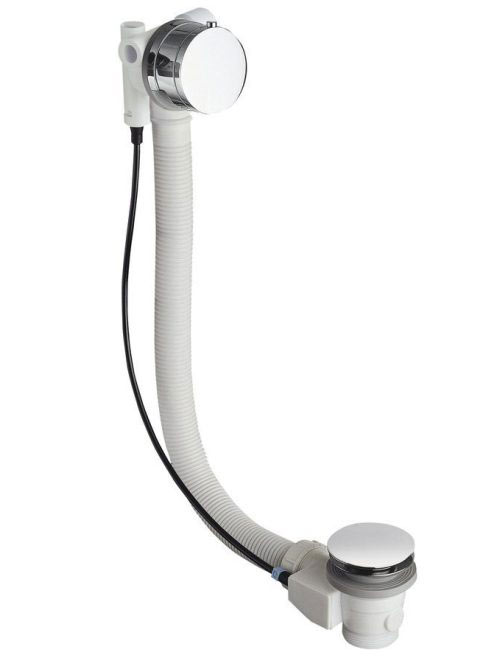 Polysan Marble kád le- és túlfolyó, bovdenes, króm 11051 - F