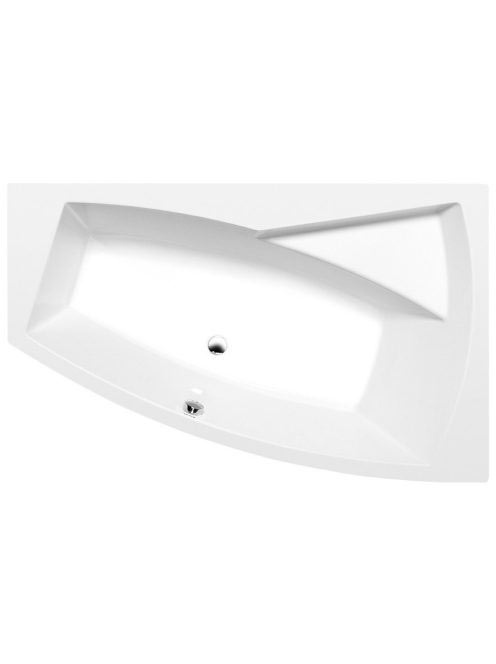 Polysan Evia aszimmetrikus akril kád 160x100 cm, jobbos 1261