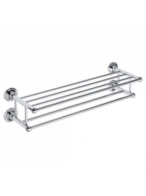 Bemeta Retro Dupla törölközőtartó polc 66,5 cm, króm 1443022