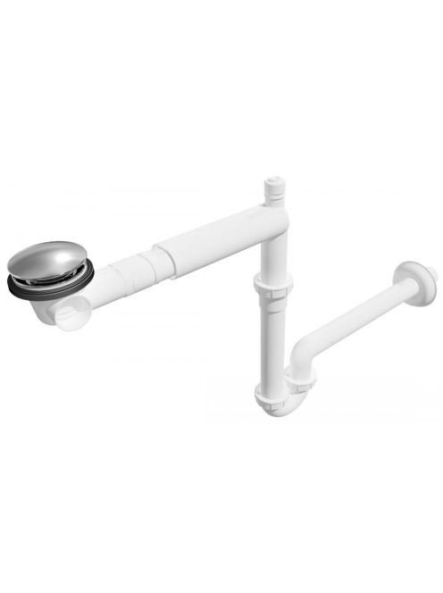 Sapho BRUCKNER URBINO helytakarékos mosdó szifon 1 1/4 fehér
