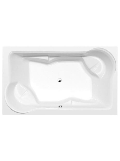 Polysan Duo akril kád 200x120x45 cm, fehér 16111 - Fürdőszob