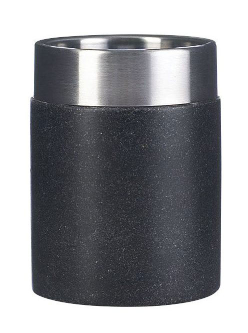 Sapho Stone pohár, fekete 22010110 - Fürdőszoba - Fürdőszoba