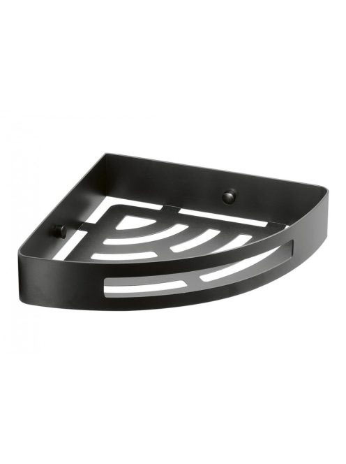 Sapho Smart sarokpolc zuhanyzóba 210x45x210mm, matt fekete 2