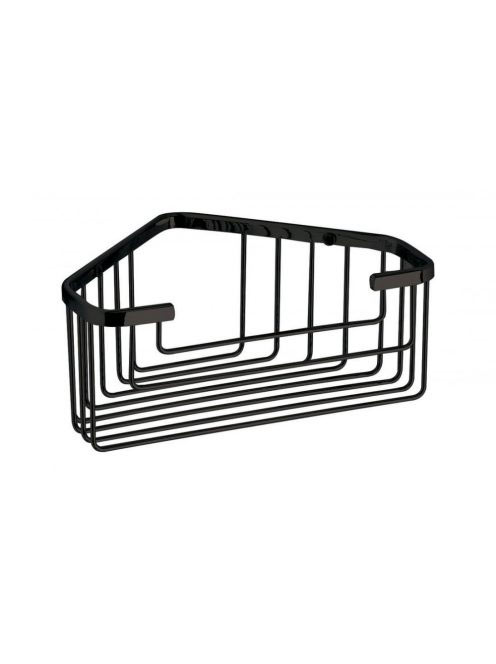 Sapho Smart sarokpolc 20x15,1 cm, matt fekete 2483-14 - Fürd