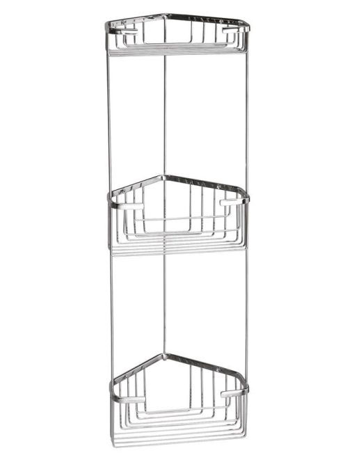 Sapho Smart Tripla sarokpolc 20x15 cm, króm 2484 - Fürdőszob