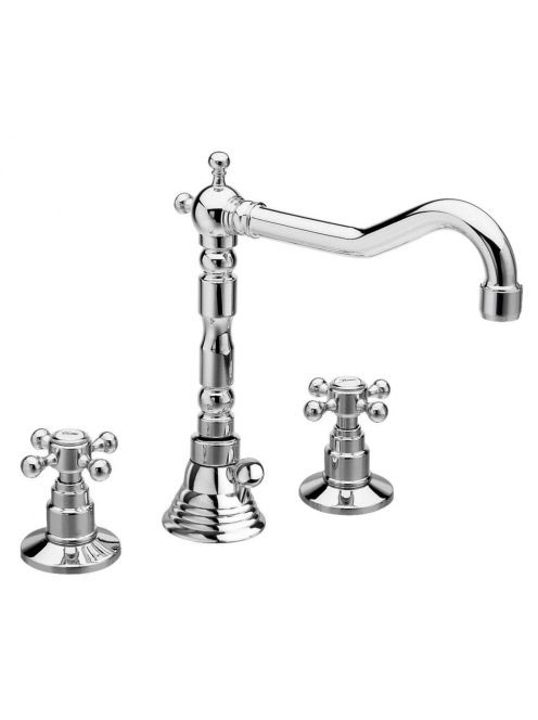 Sapho Reitano Antea 3 részes mosdó csaptelep, retró kifolyóv