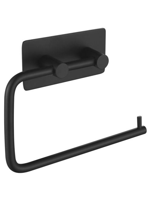 Sapho Öntapadós WC-papír tartó, matt fekete 33211 - Fürdőszo