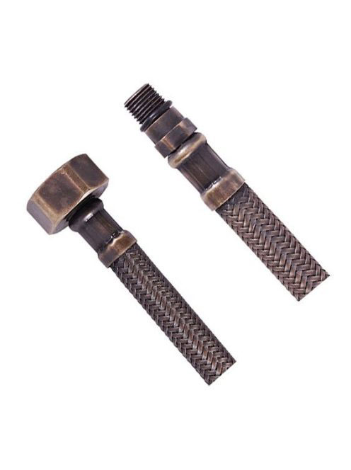 Sapho flexibilis bekötőcső 35 cm, bronz 33414 - Fürdőszoba -