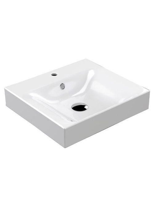 Sapho Kerasan Cento kerámia mosdó 50x45 cm, fehér 353001 - F