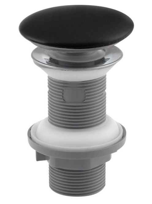 Sapho Isvea Click-clack lefolyószelep, matt fekete kerámia f