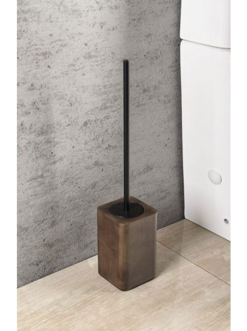 Sapho Dafne bambusz WC-kefe és tartó, sötét barna 3933 - Für