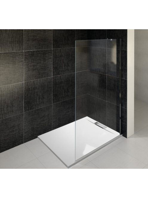 Polysan Kazuko öntöttmárvány zuhanytálca 90x100 cm fehér 403