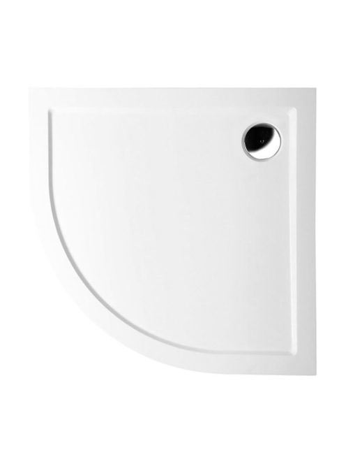 Polysan Sera öntött márvány 80x80 zuhanytálca fehér 40511 -