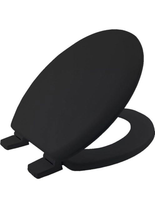 Nofer WC ülőke fedéllel, fekete 5000AR047 - Fürdőszoba - Sza