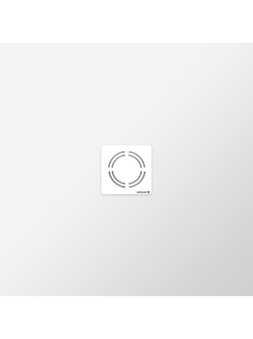 Polysan Flexia öntött márvány zuhanytálca 90x90 cm, fehér 71