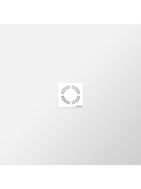 Polysan Flexia öntött márvány zuhanytálca 100x100 cm, fehér