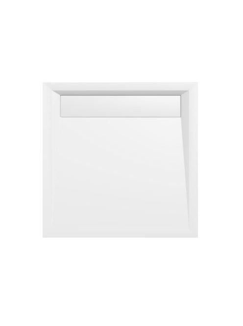 Polysan Arena öntött márvány 90x90 zuhanytálca fehér 71601 -