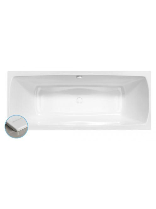 Polysan Lily akril kád 170x70x39 cm, Slim kivitel, fehér 722