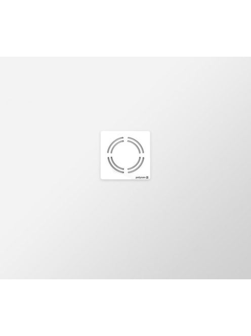 Polysan Flexia öntött márvány zuhanytálca 90x80 cm, fehér 72