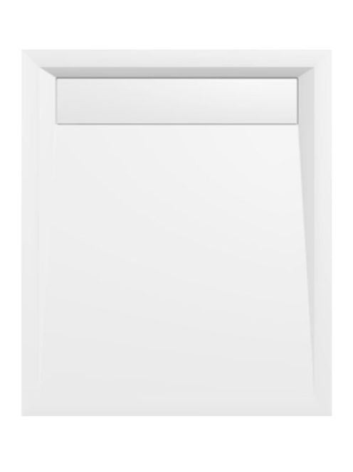 Polysan Varesa öntött márvány 110x90 zuhanytálca fehér 72938