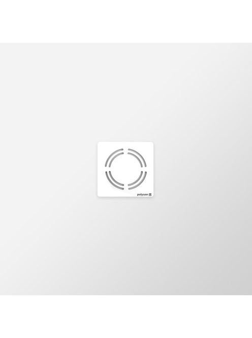 Polysan Flexia öntött márvány zuhanytálca 80x80 cm, fehér 72