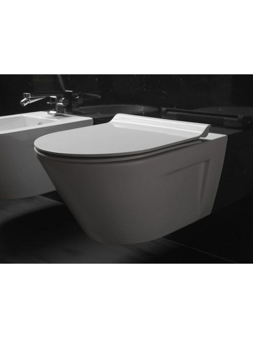 Sapho Gsi Norm Swirlflush fali WC csésze 36x55 cm, fehér 861