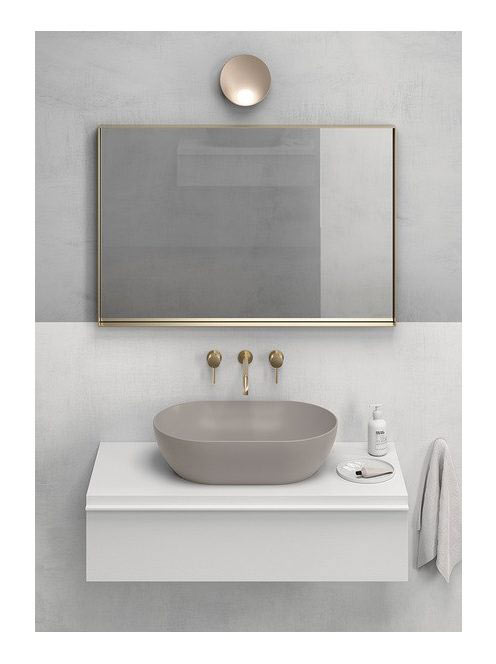 Sapho Gsi Pura pultra helyezhető kerámia mosdótál 60x42 cm,