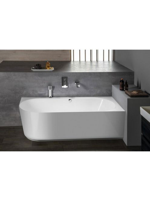 Polysan Sussi R jobb sarokhoz illeszthető kád 160x70 cm, feh