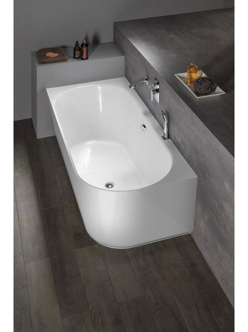 Polysan Sussi L balos szabadon álló kád 150x70x50 cm, fehér