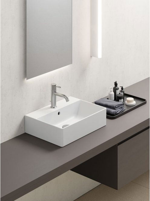 Sapho Gsi Kube X kerámia mosdó 50x37 cm ExtraGlaze bevonatta