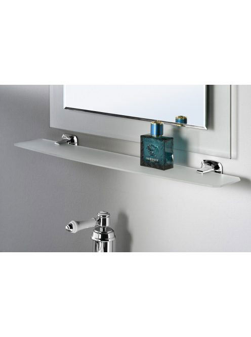 Sapho Aida tejüveges piperepolc, króm AI015 - Fürdőszoba - F