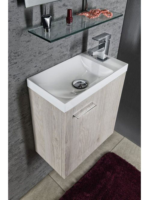 Sapho Agos öntött márvány mosdó túlfolyó nélkül 40x22 cm, ba