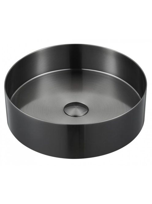 Sapho Aurum Pultra ültethető inox mosdó Click-Clack lefolyóv