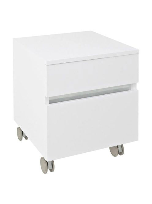 Sapho Avice 2 fiókos gurulós szekrény 45x57x48,5 cm, fehér A