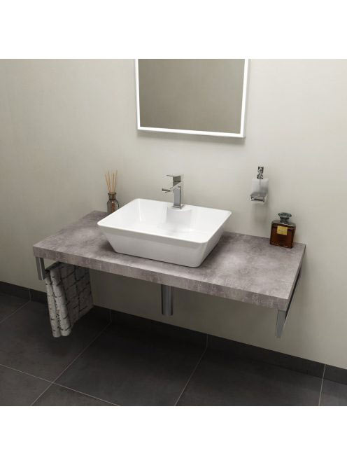 Sapho Avice mosdópult 80x49,5 cm, cement szürke AV087 - Fürd