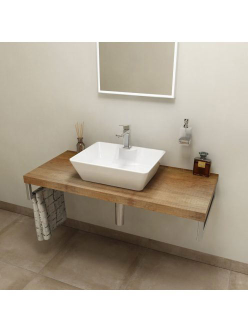 Sapho Avice mosdópult 90x49,5 cm, régi fa AV098 - Fürdőszoba