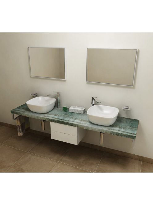 Sapho Avice mosdópult 220x49,5 cm, akvamarin AV226 - Fürdősz