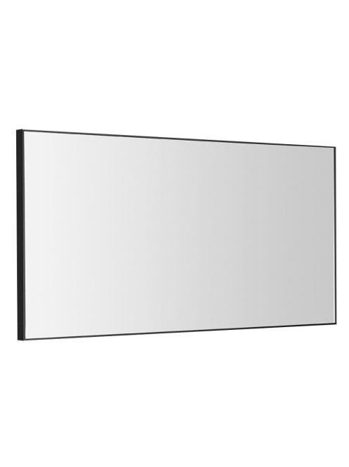 Sapho Arowana keretes tükör 100x50 cm matt fekete AWB1050 -