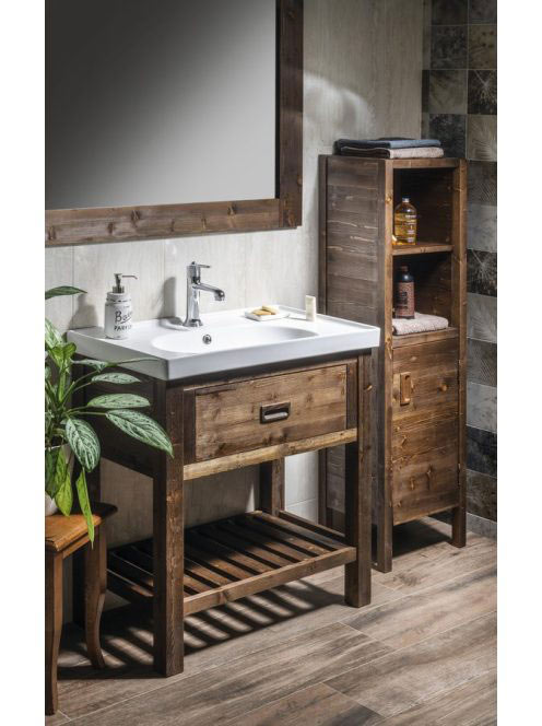 Sapho Brand álló mosdótartó szekrény 76x83x43 cm, barna BA08