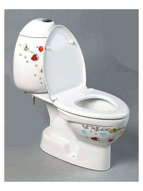 Sapho Kid gyermek monoblokk WC csésze tartállyal, hátsó kifo