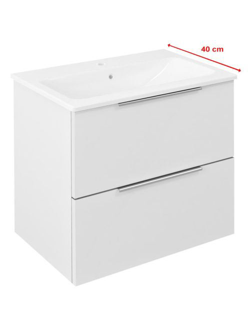 Sapho Cirasa mosdótartó szekrény 2 fiókkal 58x54x39 cm, fény