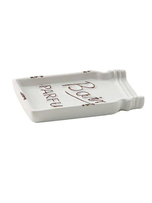 Sapho Catherine álló kerámia szappantartó, fehér CT1102 - Fü